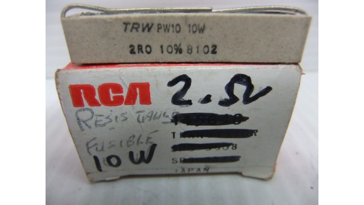 RCA resistance 2 ohms  10 Watts